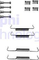 Delphi LY1273 - Kit d'accessoires, mâchoires de frein de stationnement cwaw.fr