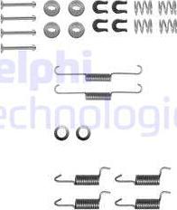 Delphi LY1272 - Kit d'accessoires, mâchoires de frein de stationnement cwaw.fr