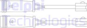 Delphi LZ0199 - Contact d'avertissement, usure des plaquettes de frein cwaw.fr