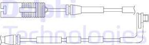 Delphi LZ0192 - Contact d'avertissement, usure des plaquettes de frein cwaw.fr