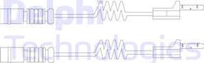 Delphi LZ0144 - Contact d'avertissement, usure des plaquettes de frein cwaw.fr