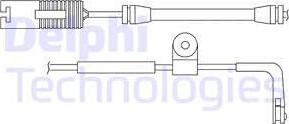 Delphi LZ0159 - Contact d'avertissement, usure des plaquettes de frein cwaw.fr