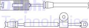 Delphi LZ0158 - Contact d'avertissement, usure des plaquettes de frein cwaw.fr