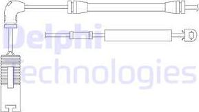 Delphi LZ0157 - Contact d'avertissement, usure des plaquettes de frein cwaw.fr