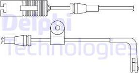 Delphi LZ0168 - Contact d'avertissement, usure des plaquettes de frein cwaw.fr