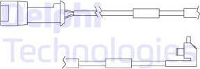 Delphi LZ0104 - Contact d'avertissement, usure des plaquettes de frein cwaw.fr