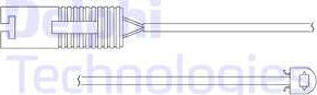 Delphi LZ0135 - Contact d'avertissement, usure des plaquettes de frein cwaw.fr