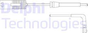 Delphi LZ0137 - Contact d'avertissement, usure des plaquettes de frein cwaw.fr