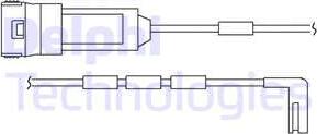 Delphi LZ0125 - Contact d'avertissement, usure des plaquettes de frein cwaw.fr