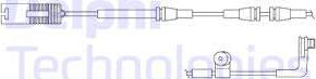 Delphi LZ0172 - Contact d'avertissement, usure des plaquettes de frein cwaw.fr