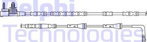 Delphi LZ0316 - Contact d'avertissement, usure des plaquettes de frein cwaw.fr