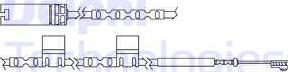 Delphi LZ0242 - Contact d'avertissement, usure des plaquettes de frein cwaw.fr