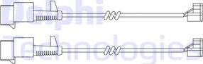 Delphi LZ0256 - Contact d'avertissement, usure des plaquettes de frein cwaw.fr