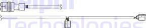 Delphi LZ0262 - Contact d'avertissement, usure des plaquettes de frein cwaw.fr