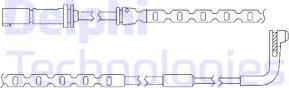 Delphi LZ0208 - Contact d'avertissement, usure des plaquettes de frein cwaw.fr