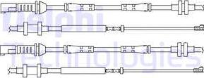 Delphi LZ0213 - Contact d'avertissement, usure des plaquettes de frein cwaw.fr