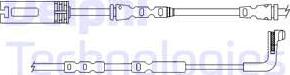 Delphi LZ0289 - Contact d'avertissement, usure des plaquettes de frein cwaw.fr