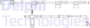 Delphi LZ0233 - Contact d'avertissement, usure des plaquettes de frein cwaw.fr