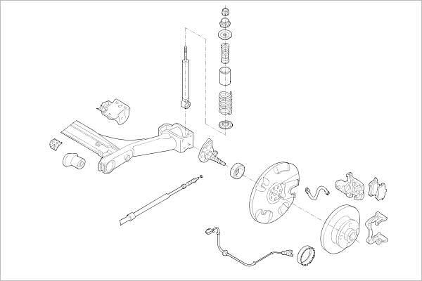 Delphi OE-VW-000009400-R - Suspension des roues cwaw.fr