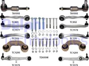 Delphi TC1500KIT-11B1 - Kit de réparation, bras triangulaire cwaw.fr