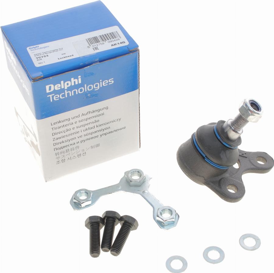 Delphi TC753 - Rotule de suspension cwaw.fr