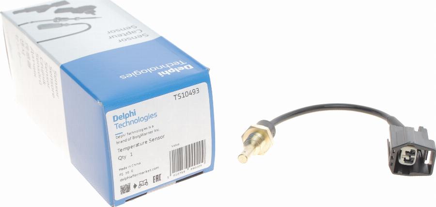 Delphi TS10493 - Sonde de température, liquide de refroidissement cwaw.fr