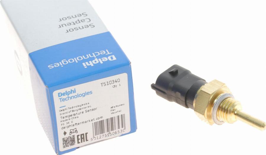 Delphi TS10340 - Sonde de température, liquide de refroidissement cwaw.fr