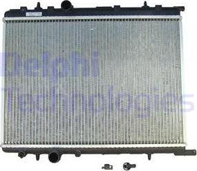 Delphi TSP0524054 - Radiateur, refroidissement du moteur cwaw.fr