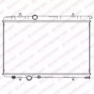 Delphi TSP0524055 - Radiateur, refroidissement du moteur cwaw.fr