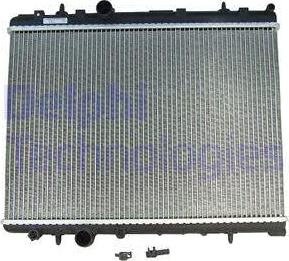 Delphi TSP0524052 - Radiateur, refroidissement du moteur cwaw.fr