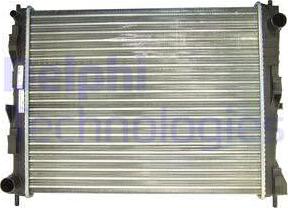 Delphi TSP0524057 - Radiateur, refroidissement du moteur cwaw.fr