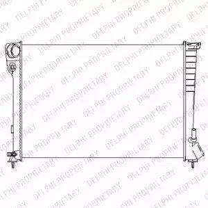 Delphi TSP0524064 - Radiateur, refroidissement du moteur cwaw.fr