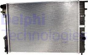 Delphi TSP0524007 - Radiateur, refroidissement du moteur cwaw.fr