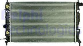 Delphi TSP0524012 - Radiateur, refroidissement du moteur cwaw.fr