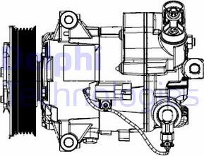 Delphi TSP0155948 - Compresseur, climatisation cwaw.fr