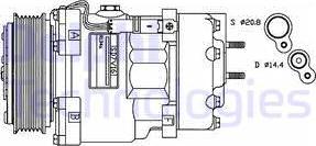 Delphi TSP0155425 - Compresseur, climatisation cwaw.fr