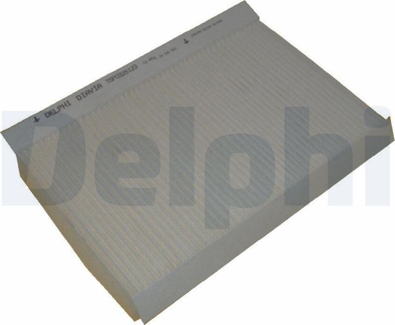 Delphi TSP0325123CB - Filtre, air de l'habitacle cwaw.fr