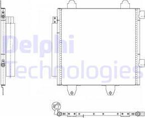 Delphi TSP0225643 - Condensateur, climatisation cwaw.fr