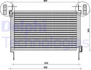 Delphi TSP0225007 - Condensateur, climatisation cwaw.fr