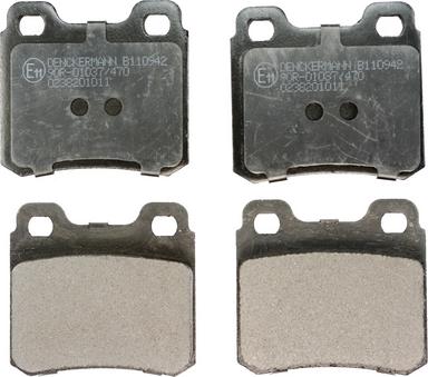 Denckermann B110942 - Kit de plaquettes de frein, frein à disque cwaw.fr