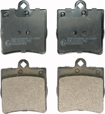 Denckermann B110869 - Kit de plaquettes de frein, frein à disque cwaw.fr