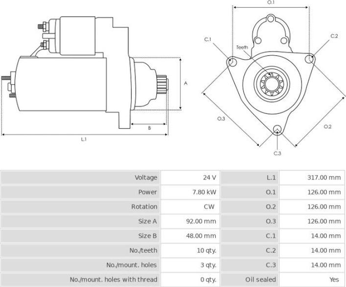 Denso 4280000060 - Démarreur cwaw.fr