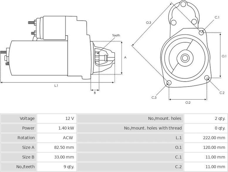 Denso 4280002291 - Démarreur cwaw.fr