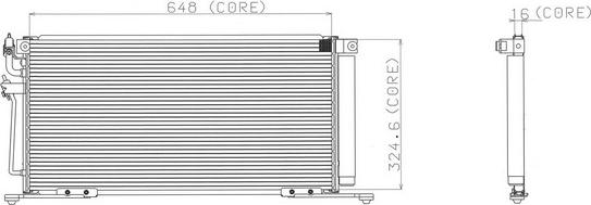 Denso 477-0666 - Condensateur, climatisation cwaw.fr