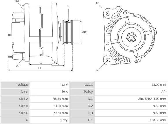 Denso 0210008420 - Alternateur cwaw.fr