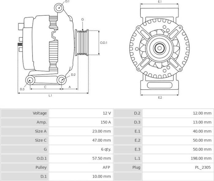 Denso 104210-6120 - Alternateur cwaw.fr