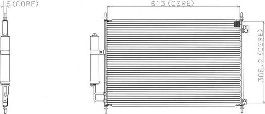 Denso A477-A361 - Condensateur, climatisation cwaw.fr