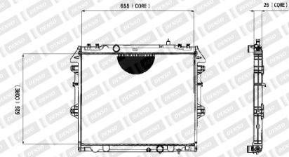 Denso A221-A315 - Radiateur, refroidissement du moteur cwaw.fr