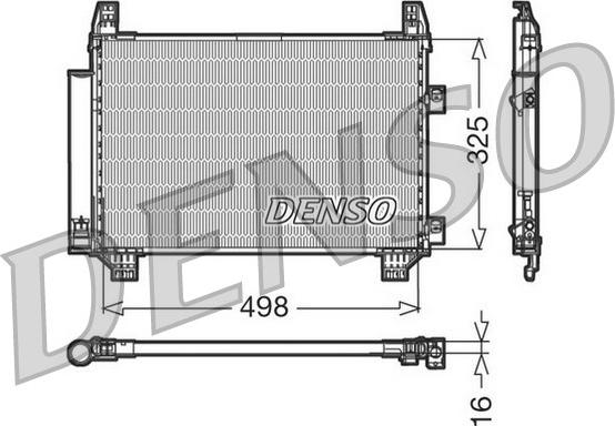 Denso DCN50001 - Condensateur, climatisation cwaw.fr