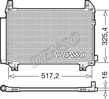 Denso DCN50107 - Condensateur, climatisation cwaw.fr